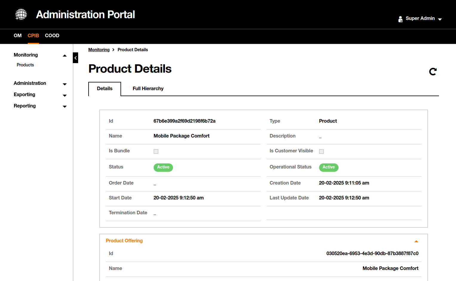 Frontend admin-ui Overview - DISCOBOLE